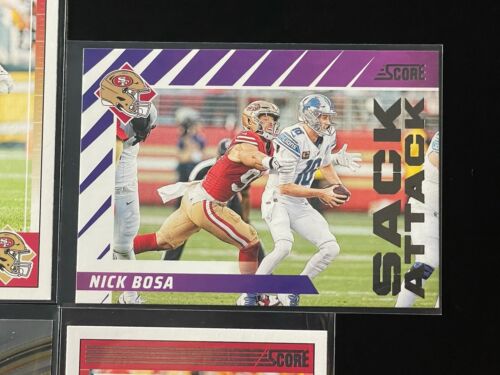 NICK BOSA 2024 Panini Donruss Elite GREEN FIELD VISION San Francisco 49er Lot 12 - Picture 3 of 20