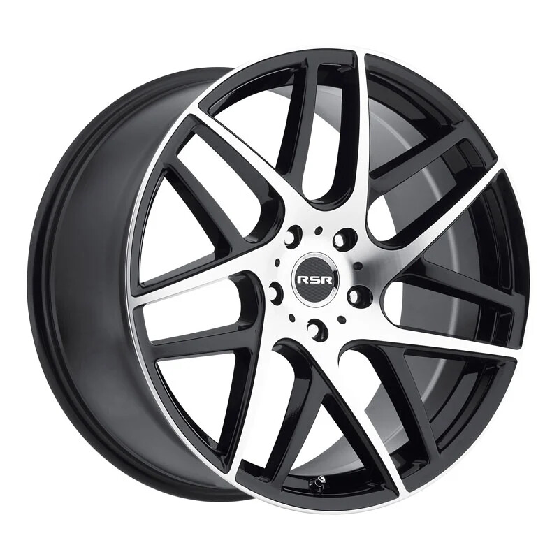 Smile Model R702 20X10 5-112 +35 RSR R702 BLACK WITH MACHINED FACE R702-20101235B | eBay