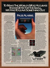 1988 Whistler Spectrum 3SE Radar Detector Print Ad/Poster Car Truck Tech Art 80s