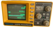 Tektronix 222PS Power Scout Oscilloscope w/charger