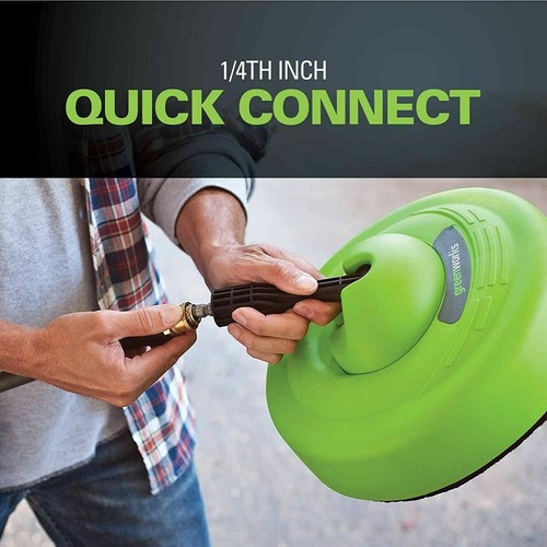 Accesorio limpiador de superficies universal para lavadora a presión Greenworks 30012 - 11 pulgadas