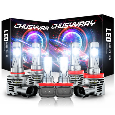 For Toyota Highlander 2014-2019 LED Headlight & Fog Light Bulbs - Foto 3