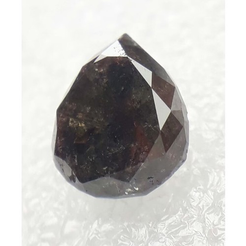 1.60 Ct,Natural Diamond,Brown Diamond,Pear Shape Diamond,Rose Cut Diamond, Ring - Picture 2 of 10