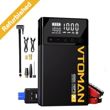 VTOMAN 4250A Jump Starter with Air Compressor 12V Portable Car Jumper X7 160PSI 