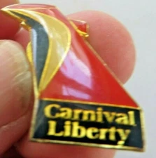CARNIVAL LEGEND,CARNIVAL CRUISE LINES SOUVENIR COMPANY ORIGINAL ADVERTISING PIN