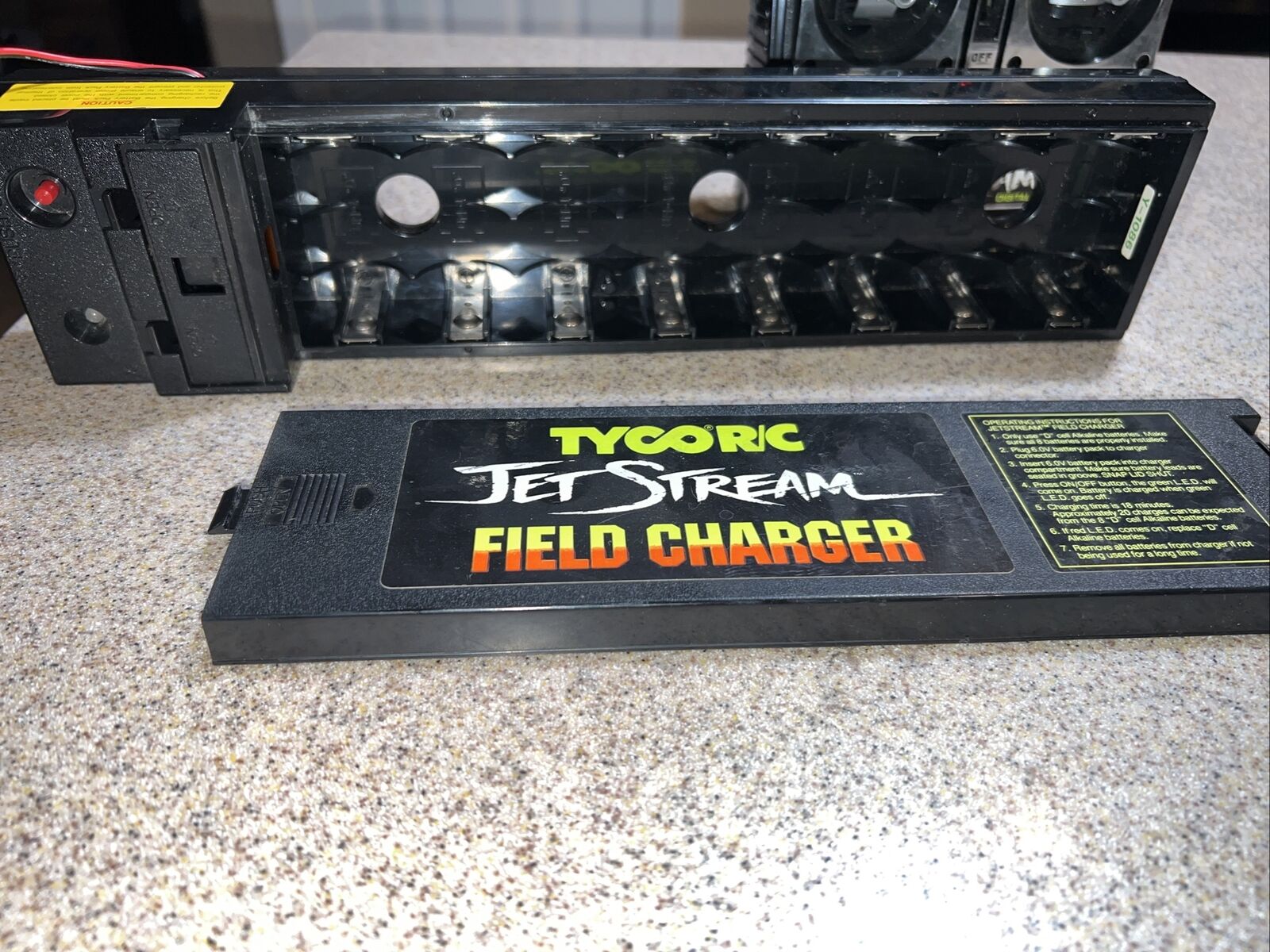 TYCO R/C Jet Stream Radio Controller Vintage Battery Field Nicad Battery  Charger