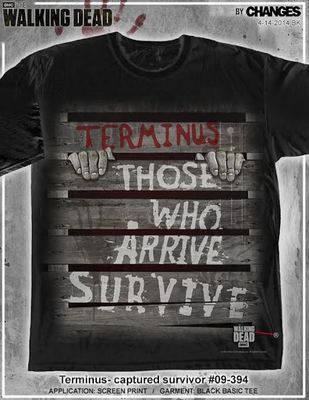 THE WALKING DEAD Twd Terminus Gefangenen Survivor Kannibale AMC T-Shirt S-3XL
