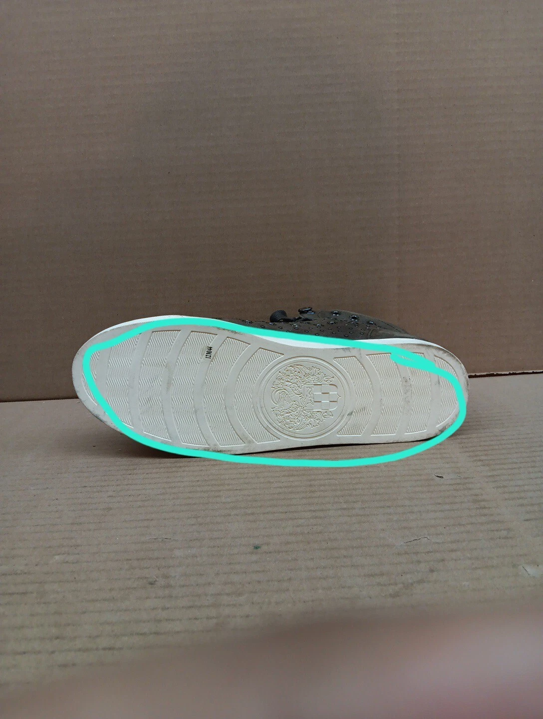 Vince Camuto M Gargoyle Grey Sz 12