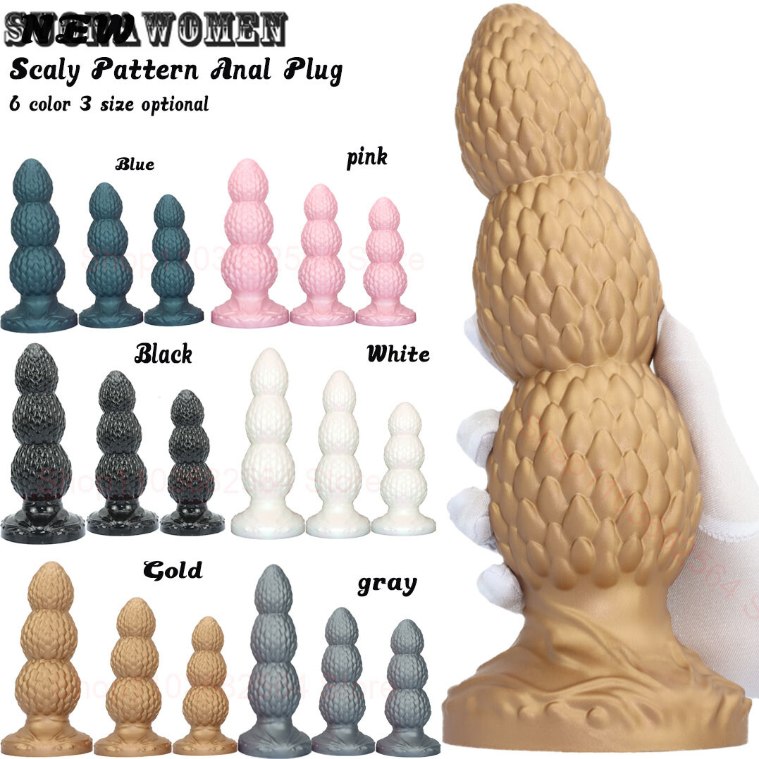 Pattern Anal Plug Anal Bead Dildos Suction Cup Butt Plug Anal Dilator Sex  Toys | eBay