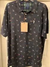 William Murray ~ Titos Vodka ~ Golf Polo Shirt ~  Men's Large