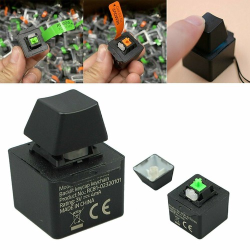 For Razer Chroma RGB keyboard Switch Tester ABS Backlit Keycap Keychain Black - Picture 10 of 12