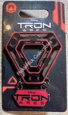 Disney Parks Pin 2025 Tron Ares Identity Disc With Dangle Element Limited