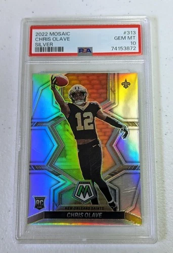 Chris Olave 2022 Panini Prizm Chris Olave #313 Silver Prizm