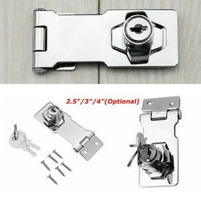 Bloccaggio Serratura Credenza Capannone Garage Blocco Resistente Ferro Silver