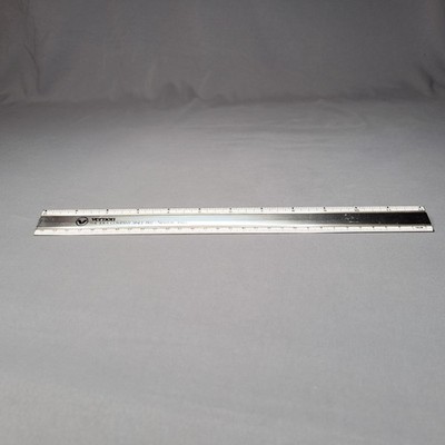 Vernon Aluminum 12 Inch 30 Cm Dual Scale Metal Ruler Newton Iowa Office Desk IA