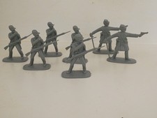 1:32 Armies In Plastic American Civil War Confederate Officers Infantryman Lot
