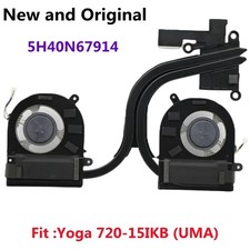 For Lenovo ideapad Yoga 720-15IKB UMA CPU Cooling Fan Cooler Heatsink 5H40N67914