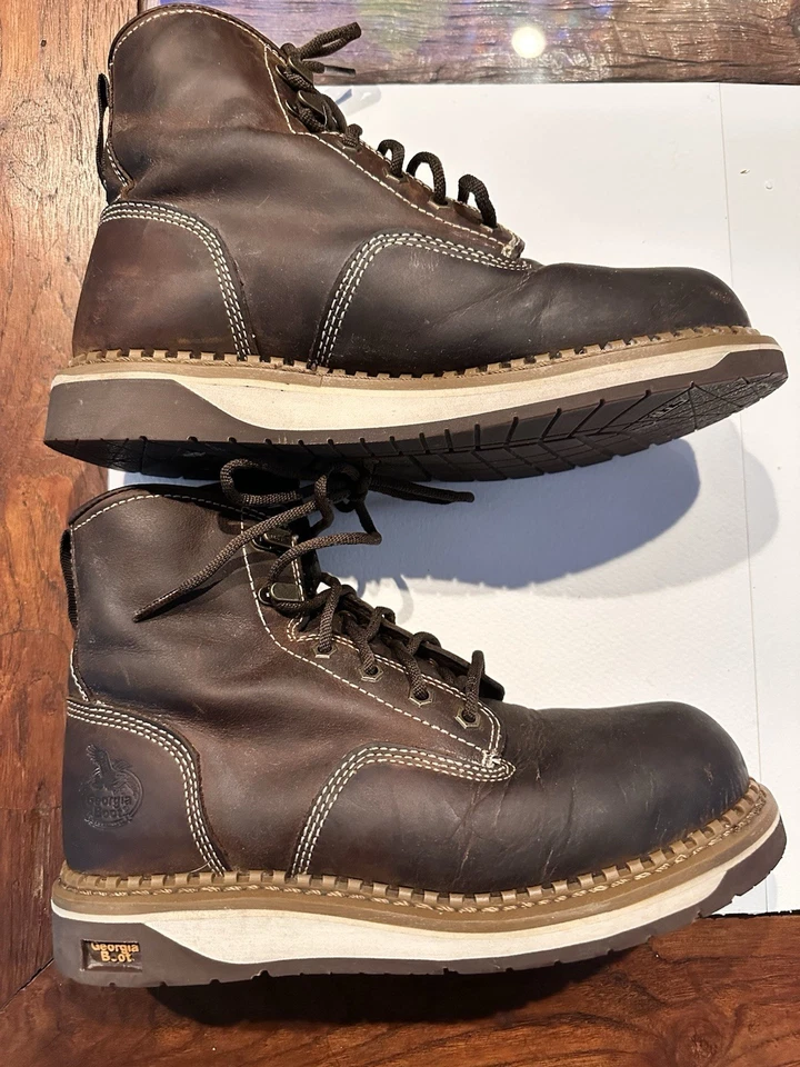 Georgia Boot Womens Leather Size 8 - Image 3 of 4