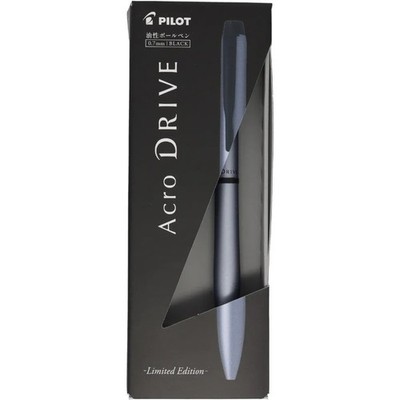 Pilot Acro Drive 10th Anniversary Ballpoint Pen Arctic Silver 0.7mm Black ink