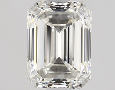 Emerald Cut 1 CT Certified AGI Natural Mined Diamond Loose G color VVS2 clarity