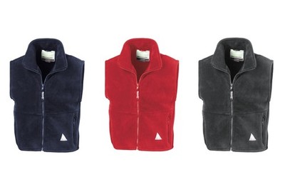 Fleeceweste Kinder Weste Fleece Junior Polartherm Bodywarmer RESULT 37 NEU