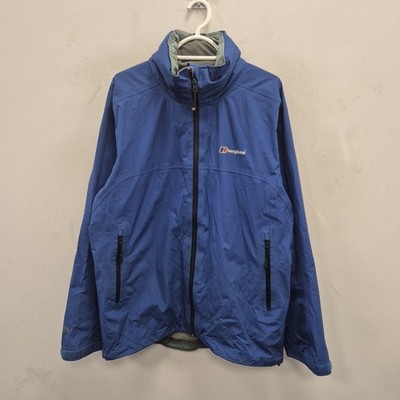 Berghaus Goretex Waterproof Hooded Rain Pro Shell Hooded Coat Jacket Size Large