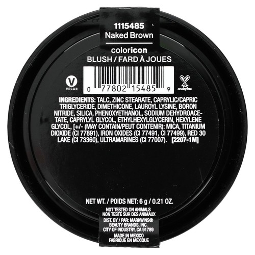 Color Icon, Blush, 1115485 Naked Brown, 0.21 oz (6 g) - Picture 2 of 4