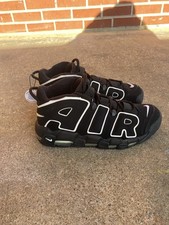 Nike Uptempo Black/ White 9.5M/11W  With eBay...