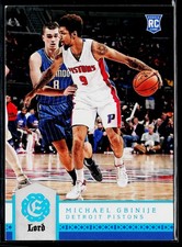 Michael Gbinije 2016-17 Panini Excalibur #53 Lord Rookie Detroit Pistons