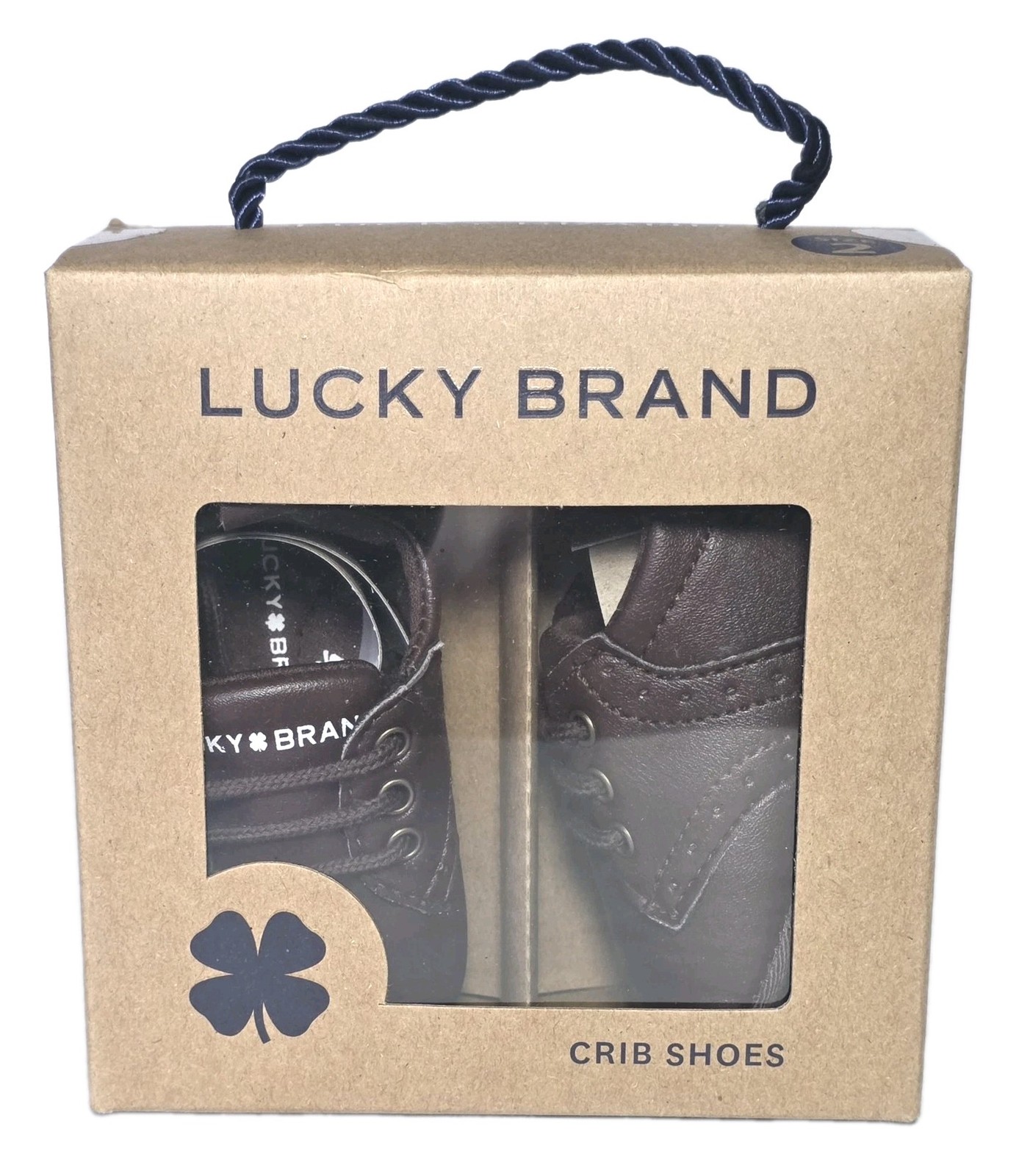 LUCKY BRAND Infantil Niño OLIVER-MAR MARRÓN Zapatos de Cuna 3-6 Meses TALLA 2 NUEVO Sellado