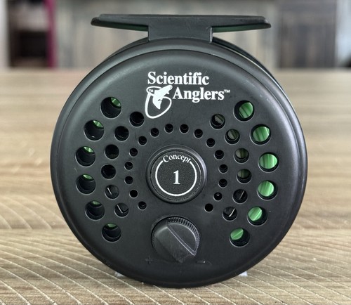 Unbenutzte SA 5/6wt Click/Pawl Fliegenrolle mit neuer Rio Fliegenschnur (nicht Sage, Orvis, Ross)
