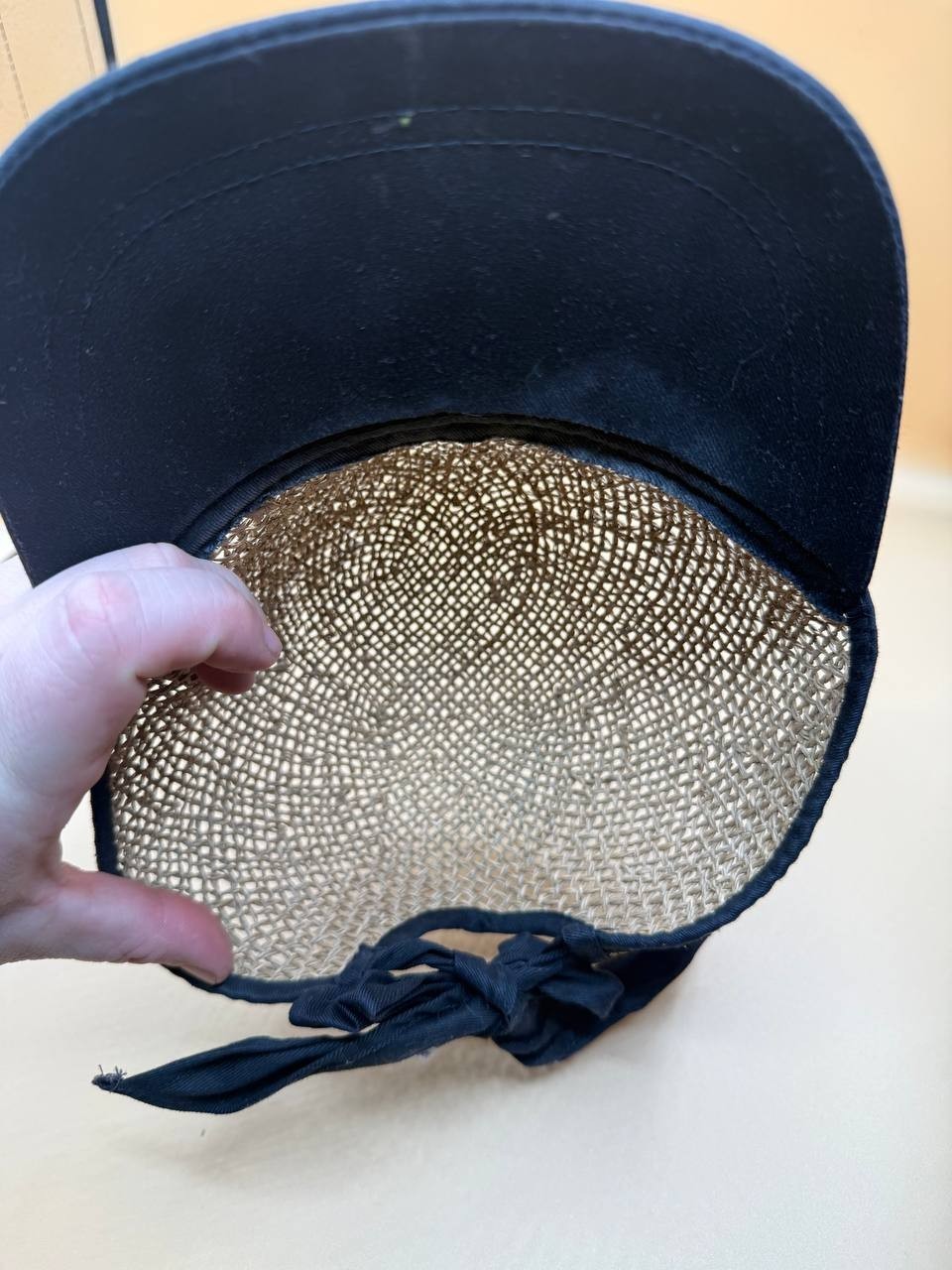 Vented Straw Baseball Cap Lightweight Summer Hat … - image 4