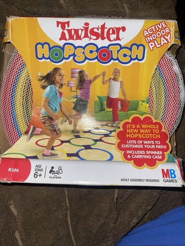 Twister Hopscotch MB Games, Active Indoor Play, 6+ NIB