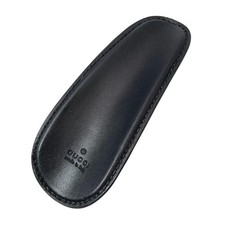 GUCCI Shoehorn Leather Black Authentic From Japan