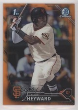 2016 Bowman Draft Chrome Picks Orange Refractor 21/25 Jacob Heyward #BDC-51 0v9m