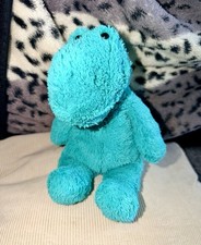 Rare Retired Jellycat Cushy T-Rex Dino Turquoise Dinosaur Plush Toy