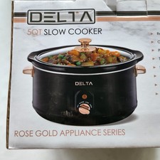 Delta 5QT Ceramic Slow Cooker Brand New Never...