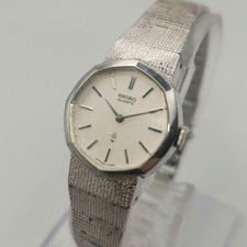 Seiko women's watch, working condition, battery replaced, octagon design.
