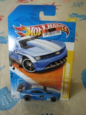 Hot Wheels 2011 NEW MODELS Blue 1971 CUSTOM CHEVY CAMARO 1/64 #5/50