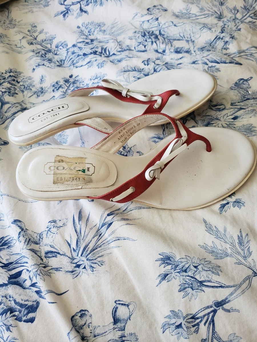 Coach Red Sandals for Women for sale | eBay