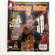 Vintage Guitar Magazine Jeff Baxter Eric Johnson Phil Collen August 2022