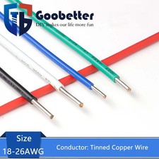 1007 Single Strand Single Core Cable Electronic Wire 18AWG-26AWG Tinned Copper