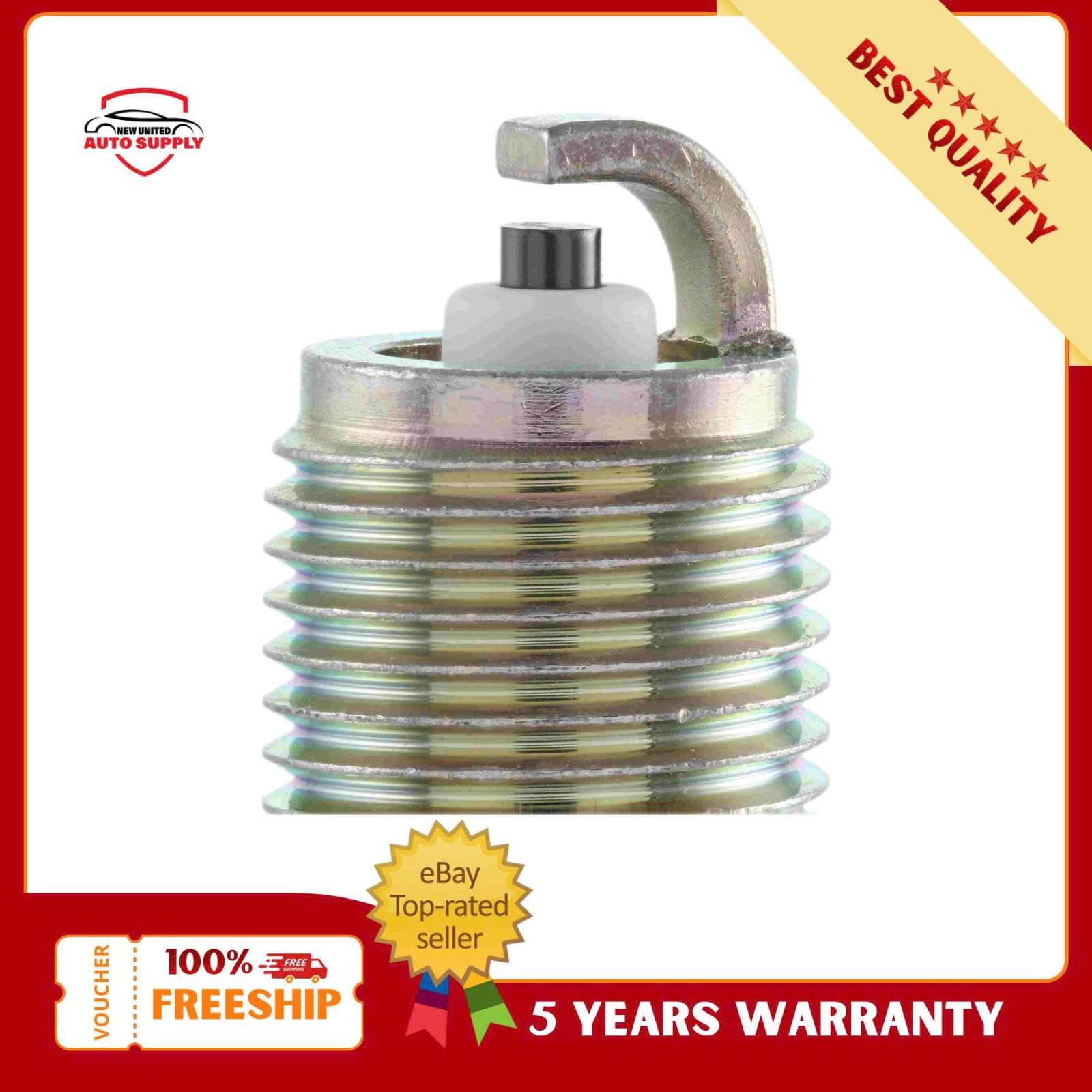 4x NGK 6696 BCPR5ES-11 Spark Plug 1.1mm Heat 5 fits Acura Honda Toyota Nissan