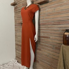 Urban Outfitters Persimmon Maxi Dress Back Ties Size Large