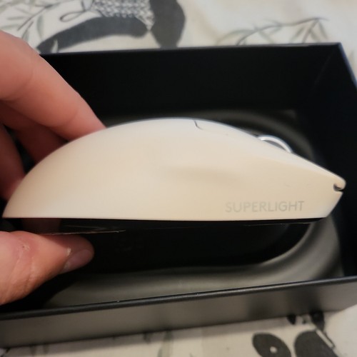 Logitech G Pro X Superlight white wireless gaming mouse white NO USB DONGLE - Photo 4/8