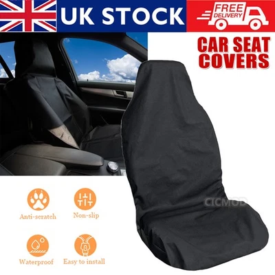 CICMOD 1x Car Seat Cover Heavy Duty Van Car Front Seat Waterproof Protector Universal