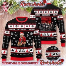 Bruce Springsteen E Street Band Christmas Gifts For Holiday Ugly Sweater
