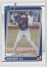 2021 Panini Donruss Rated Rookies Evan White #60 06p8