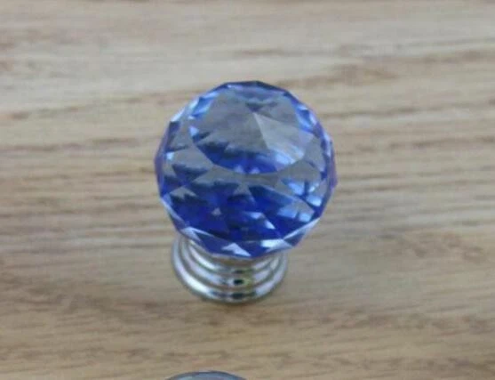 20PCS JOB LOT Crystal Door Knob Glass - 30mm [Color:Blue] - Image 4 of 4