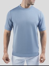 Camiseta Fioboc Para Hombre Mezcla Modal SS SlimFit Alta Tecnología 4 Vías Tela Elástica Nueva con Etiquetas
